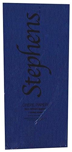 Stephens 3 x 500 mm Krepppapier, – Dunkelblau Stephens 3 x 500 mm Krepppapier, – Dunkelblau von Stephens
