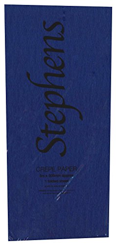 Stephens 3 x 500 mm Krepppapier, – Dunkelblau von Unbekannt