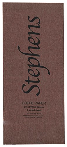 Stephens 3 x 500 mm Krepppapier – Braun Stephens 3 x 500 mm Krepppapier – Braun von Stephens