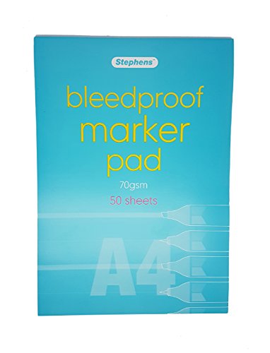 Stephens 70 gsm bleed-proof Marker Block mit 50 Blatt von Unbekannt