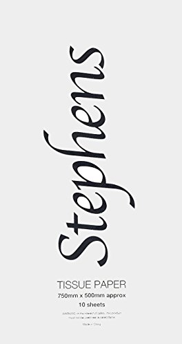 Stephens 750 x 500 mm, Seidenpapier, Weiß von Unbekannt