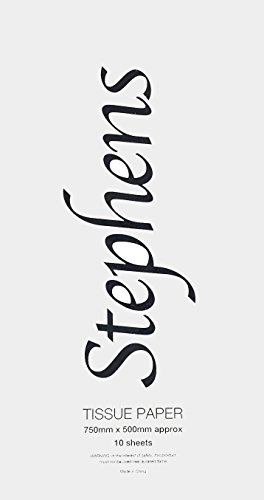 Stephens 750 x 500 mm, Seidenpapier, Weiß Stephens 750 x 500 mm, Seidenpapier, Weiß von Stephens