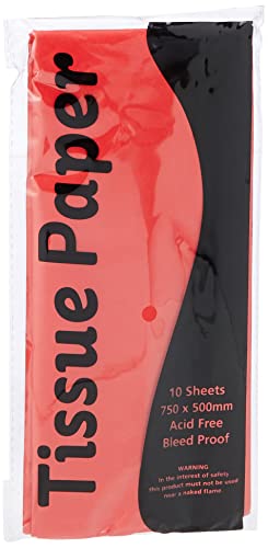Stephens 750 x 500 mm Seidenpapier – Rot von Unbekannt