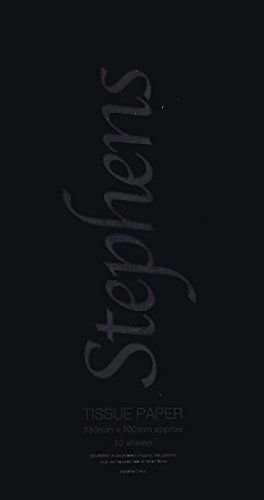 Stephens 750 x 500 mm Seidenpapier – Schwarz Stephens 750 x 500 mm Seidenpapier – Schwarz von Stephens