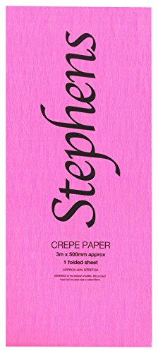 Stephens Krepppapier, 3 m x 500 mm, Rot Stephens Krepppapier, 3 m x 500 mm, Rot von Stephens