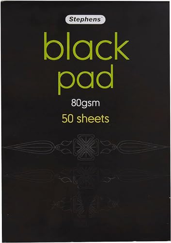 Stephens RS545453 DIN-A4-Papierblock, schwarz Hergestellt in Großbritannien Stephens RS545453 DIN-A4-Papierblock, schwarz Hergestellt in Großbritannien von Stephens