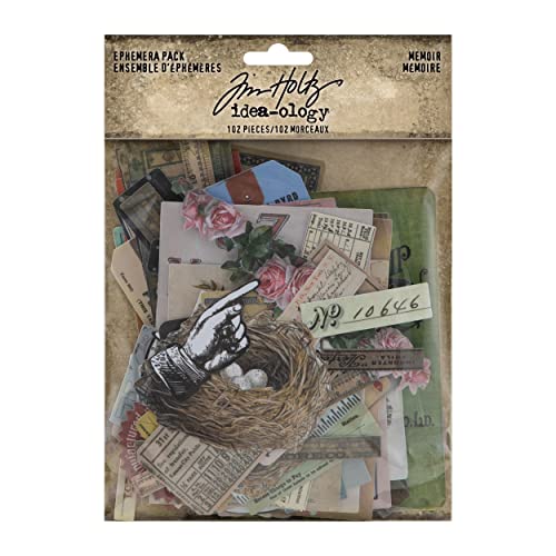 Tim Holtz TH94221 Ephemera Pack Memoir Basteln mit Papier, multi von Advantus