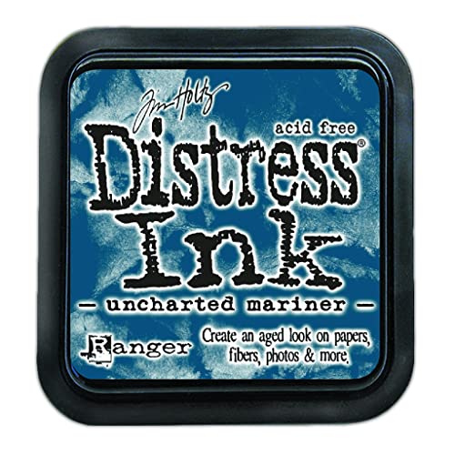 Ranger TIM81876 Tim Holtz – Distress – Stempelkissen – Uncharted Mariner, 3 x 3 inch pad von Ranger