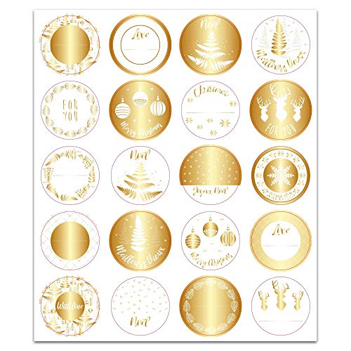 Toga STE902 Aufkleber zum Verpacken, Papier, Weiß und Gold, 3 x 3 cm Toga STE902 Aufkleber zum Verpacken, Papier, Weiß und Gold, 3 x 3 cm von Toga