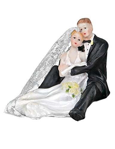 Tortenfigur Brautpaar sitzend, 11,5 x 9 cm Tortenfigur Brautpaar sitzend, 11,5 x 9 cm von Unbekannt