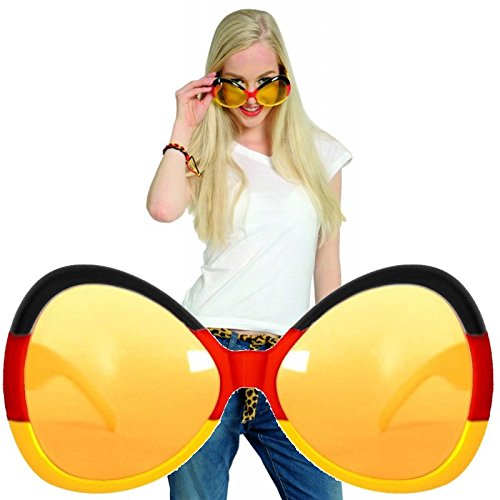 Unbekannt * DEUTSCHLAND SONNENBRILLE * als Verkleidung für WM 2018, Karneval oder Fussball Mottoparty // FEMALE // Geburtstag Kindergeburtstag Fan Brille schwarz rot gold German Unbekannt * DEUTSCHLAND SONNENBRILLE * als Verkleidung für WM 2018, Karneval oder Fussball Mottoparty // FEMALE // Geburtstag Kindergeburtstag Fan Brille schwarz rot gold German von Unbekannt