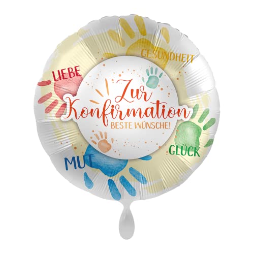 Unbekannt 1 Folienballon Konfirmation Hände Wünsche bunt 45 cm ungefüllt Ballongas geeignet Unbekannt 1 Folienballon Konfirmation Hände Wünsche bunt 45 cm ungefüllt Ballongas geeignet von Unbekannt