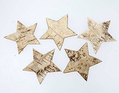 Unbekannt 100 STK Birkensterne 4cm groß Weihnachten Tischdekoration Sterne Birke Rinde Holz Dekosterne Holzsterne Birkenrinde Stern Streuteile Basteln Weihnachtssterne Unbekannt 100 STK Birkensterne 4cm groß Weihnachten Tischdekoration Sterne Birke Rinde Holz Dekosterne Holzsterne Birkenrinde Stern Streuteile Basteln Weihnachtssterne von Unbekannt