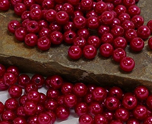 Unbekannt 1000 Perlen Perlmutt rot Wachsperlen 8mm Unbekannt 1000 Perlen Perlmutt rot Wachsperlen 8mm von Unbekannt