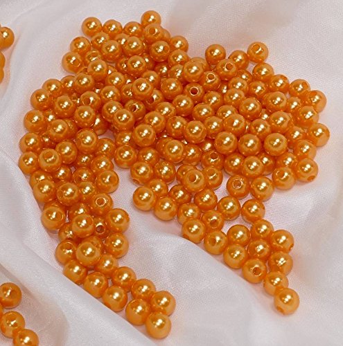 Unbekannt 250 Perlen Perlmutt orange Wachsperlen 8mm Unbekannt 250 Perlen Perlmutt orange Wachsperlen 8mm von Unbekannt