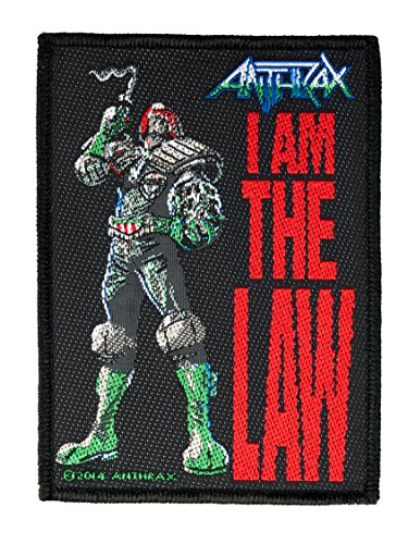 Unbekannt Anthrax Aufnäher - I Am The Law - Anthrax Patch - Gewebt & Lizenziert !! von Unbekannt