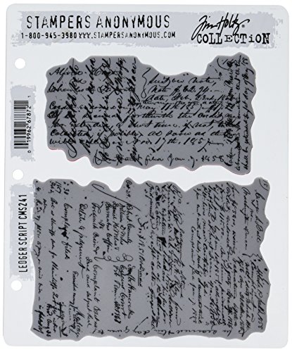 Art Gone Wild Ledger Script selbst Stempel-Set, grau von Stampers Anonymous