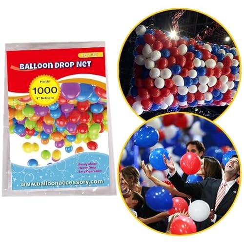 Unbekannt Ballon Fallnetz für ca. 1000 Ballons mit 23/25 cm Durchmesser von Unbekannt