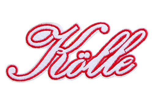 Unbekannt Bügelbild ~ Kölle weiß rot ~ Köln Schriftzug Applikation Karneval Unbekannt Bügelbild ~ Kölle weiß rot ~ Köln Schriftzug Applikation Karneval von Unbekannt