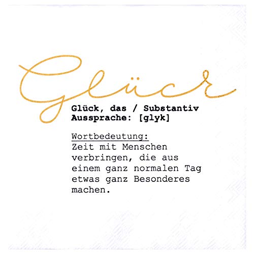 Cocktailservietten "Glück" Cocktailservietten "Glück" von Räder