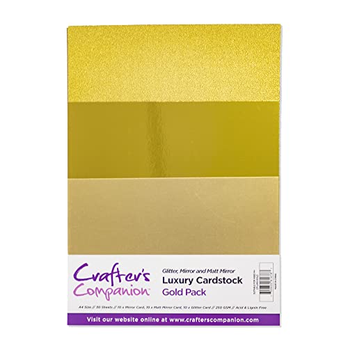 Crafters Companion CP-LMIX-Gold Crafter's Companion Luxus-Karton-Packung, Card, 23.5 x 37 x 1 cm von Crafter's Companion