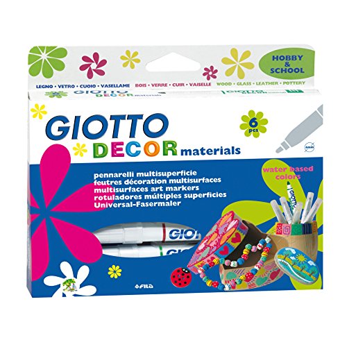 Unbekannt Filzstifte fila Giotto Decor Materials, 6 STK. - Spitze Ø 4 mm - Fasermaler Unbekannt Filzstifte fila Giotto Decor Materials, 6 STK. - Spitze Ø 4 mm - Fasermaler von Unbekannt