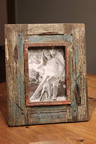 Unbekannt Fotorahmen Shabby-Chic, aus Holz, Fotogröße 10 x 15 cm, Bilderrahmen rustikal Unbekannt Fotorahmen Shabby-Chic, aus Holz, Fotogröße 10 x 15 cm, Bilderrahmen rustikal von Unbekannt