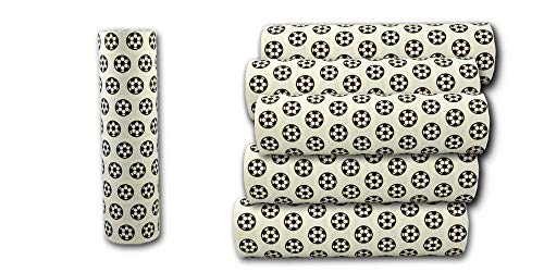 Unbekannt Luftschlangen Fußball Partydeko 6er-Set - 6 Rollen Luftschlangen, 20 Röllchen pro Rolle, 7mm Breite, 4m Länge, Made in Austria, schwer entflammbar Unbekannt Luftschlangen Fußball Partydeko 6er-Set - 6 Rollen Luftschlangen, 20 Röllchen pro Rolle, 7mm Breite, 4m Länge, Made in Austria, schwer entflammbar von Unbekannt