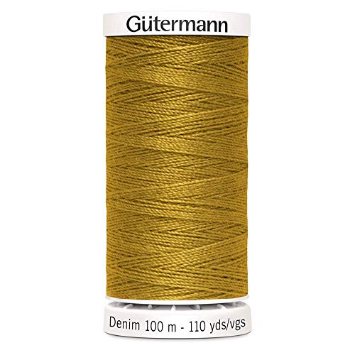 Unbekannt G700160-1970 Nähgarn, Polyester, 1970 Gold, Einheitsgröße, 100 meter von Gütermann