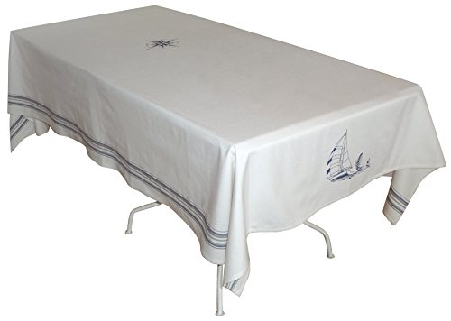 Générique 2026 Tischdecke Baumwolle Regatta Beige 250 x 0,5 x 150 cm von Générique
