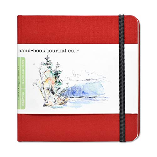 Global Art Zeichenblock/Zeichenheft/Skizzenbuch, Vermilion Red, Quadrat Global Art Zeichenblock/Zeichenheft/Skizzenbuch, Vermilion Red, Quadrat von Speedball