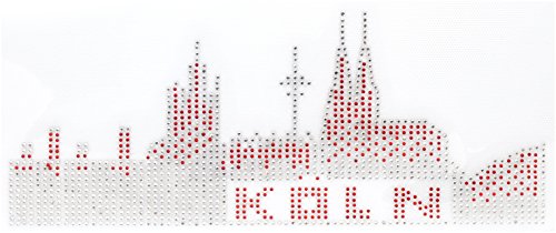 Unbekannt Großes Bügelbild Köln Strass Steine Kölner Dom Skyline Applikation Karneval Unbekannt Großes Bügelbild Köln Strass Steine Kölner Dom Skyline Applikation Karneval von Unbekannt
