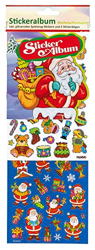 Unbekannt III Stickeralbum mit Stickern Weihnachtsmann und Spielzeug, Mehrfarbig von Unbekannt