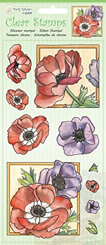 Unbekannt Jeje Clear Stamps Poppy, Kunststoff, 24,3 x 11 x 0,3 cm von Unbekannt