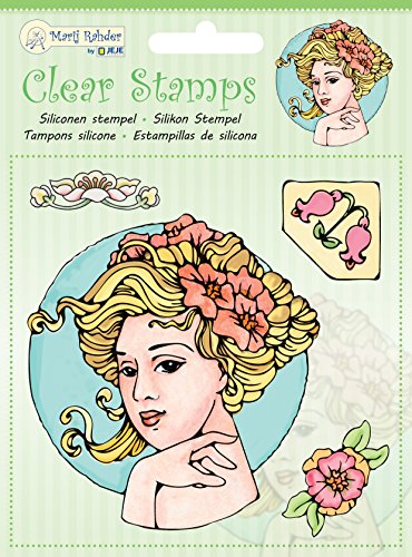 JE Jeje Jugendstil Clear Stamps, transparent von JE