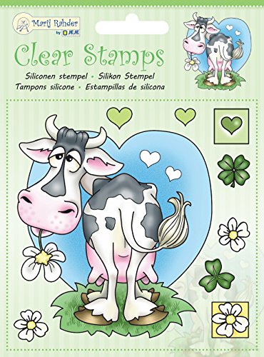 JE Jeje Kuh, Clear Stamps, transparent von JE