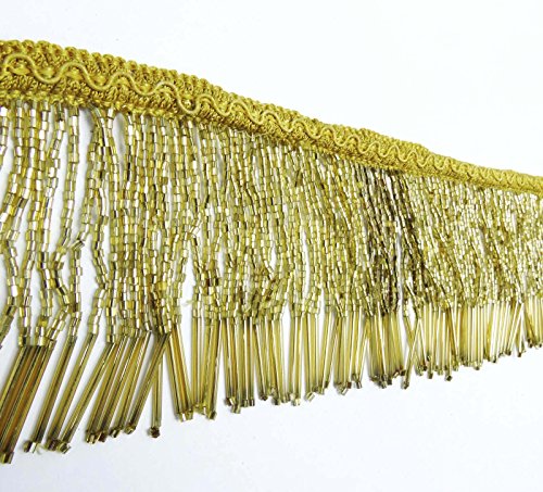Unbekannt Knitwit Gold Wulstige Fringe Dekorative Polster Band Vorhang Bastelbedarf by The Yard von Unbekannt