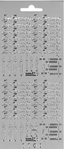 Unbekannt Konturensticker Kommunion Konfirmation Firmung Verschiedene zur Wahl (Firmung Silber) von Unbekannt