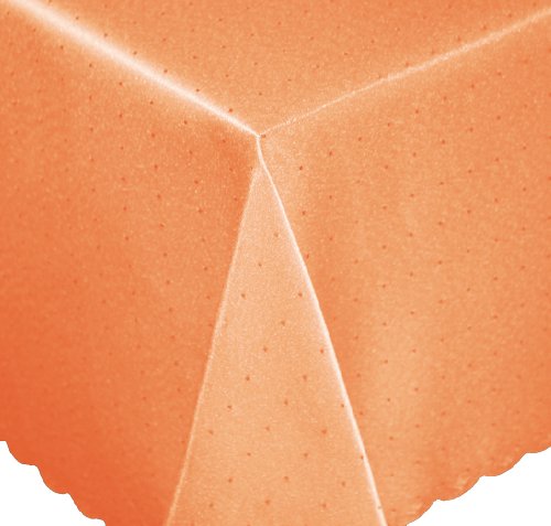 Unbekannt Mitteldecke Tischdecke eckig 110x110 cm Phase Struktur bügelfrei fleckenabweisend #1184 (orange) von Unbekannt
