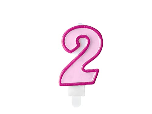 PartyDeco Geburtstag Kerze Nummer 2 rosa Kuchen Dekorationen Muffin Toppers backt Geburtstag Hochzeit Jubiläum Kerzen für Erwachsene Kinder PartyDeco Geburtstag Kerze Nummer 2 rosa Kuchen Dekorationen Muffin Toppers backt Geburtstag Hochzeit Jubiläum Kerzen für Erwachsene Kinder von PartyDeco