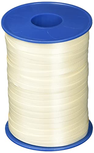 Präsent C.E. PATTBERG Geschenkband créme, 500 Meter Ringelband 5 mm zum Basteln, Dekorieren & Verpacken von Geschenken zu jedem Anlass von PRÄSENT
