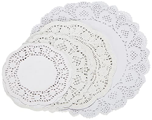 Rayher 59225102 Spitzenpapier Set: Rund, SB-Btl 60 Stück, weiß Rayher 59225102 Spitzenpapier Set: Rund, SB-Btl 60 Stück, weiß von Rayher
