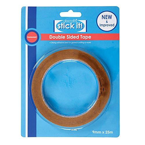 Stick it ", 25 x 9 mm, Doppelseitiges Klebeband, braun von STICK IT