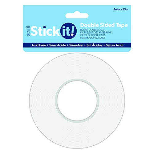 Unbekannt Stick it! Doppelseitiges Klebeband, 3 mm x 25 M von Unbekannt