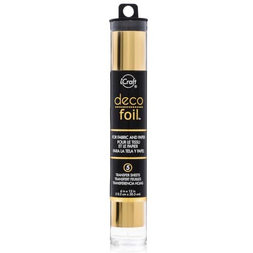 Thermoweb Dekorfolie, 15,2 x 30,5 cm, goldfarben von iCraft