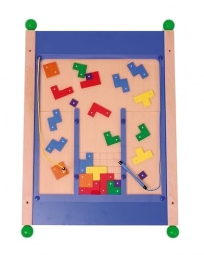 Unbekannt Wandelement Tetrolino aus MDF-Holz, Großversion 80 cm x 56 cm Unbekannt Wandelement Tetrolino aus MDF-Holz, Großversion 80 cm x 56 cm von Unbekannt