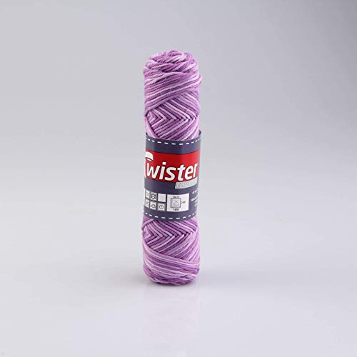 Unbekannt Wolle Twister Curly Color - Flieder-Lila - 50g von Unbekannt
