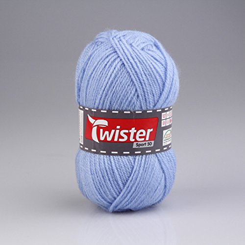 Unbekannt Wolle Twister Sport 50 Uni - Blau - 50g Unbekannt Wolle Twister Sport 50 Uni - Blau - 50g von Unbekannt