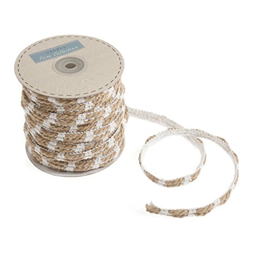 Verpackt Jute Trim perfekt für Dekorieren Geschenke | 25 m x 10 mm|gtcb017 weiß Verpackt Jute Trim perfekt für Dekorieren Geschenke | 25 m x 10 mm|gtcb017 weiß von Unbekannt