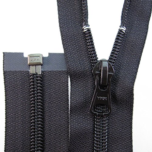 YKK Reißverschluss Spirale 76cm Schwarz teilbar Kunststoff Jacke Mantel Latzhose YKK Reißverschluss Spirale 76cm Schwarz teilbar Kunststoff Jacke Mantel Latzhose von K-Y